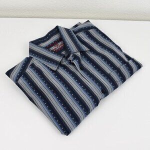 Tommy Bahama Denim Button-Down Shirt Size Large Color Blue Gently Used Condition